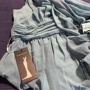 Ever Pretty Seafoam Chiffon Pleated Dress